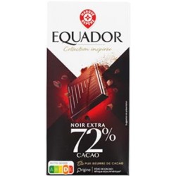 Chocolat Equador Noir 72% cacao 100g