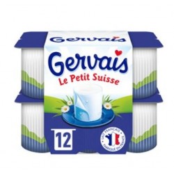 Petits Suisses Gervais 9,5%MG - 12x60g