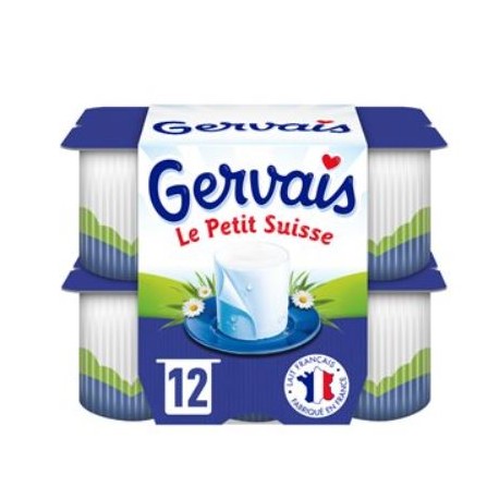 Petits Suisses Gervais 9,5%MG - 12x60g